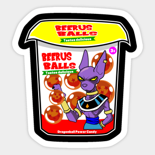 Beerus Balls Sticker